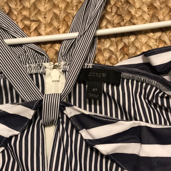 J. Crew Off the Shoulder Tie Neck Blouse - Picture 3 of 3